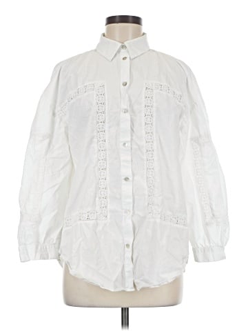 Zara Long Sleeve Button-Down Shirt (view 1)
