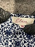 Elan 100% Polyester Blue Romper Size M - photo 4