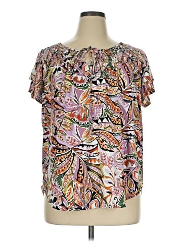 Robert Louis Short Sleeve Blouse (view 1)