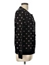 Basic Editions 100% Cotton Polka Dots Black Cardigan Size L - photo 4