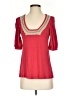 BCBGeneration Red Short Sleeve Top Size S - photo 1