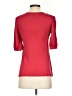 BCBGeneration Red Short Sleeve Top Size S - photo 2