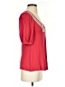 BCBGeneration Red Short Sleeve Top Size S - photo 4
