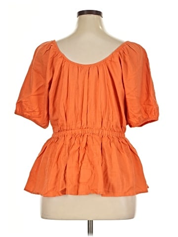 Universal Standard Short Sleeve Blouse (view 2)