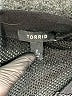 Torrid 100% Polyester Metallic Black Track Jacket Size 2X Plus (2) - photo 6