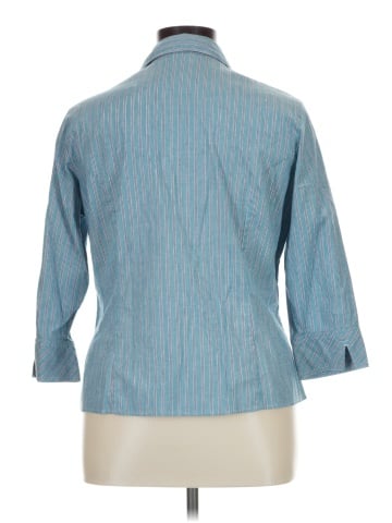 Riders by Lee 3/4 Sleeve Button-Down Shirt (view 2)