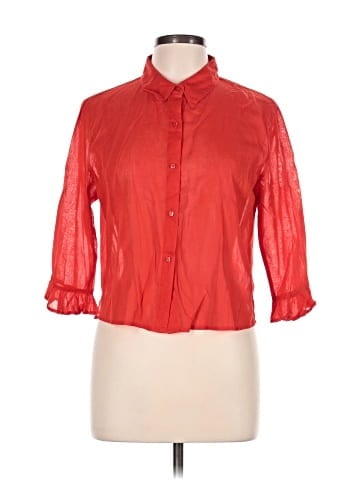 Relativity 3/4 Sleeve Button-Down Shirt (view 1)