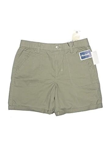 Curve Appeal Khaki Shorts (view 1)