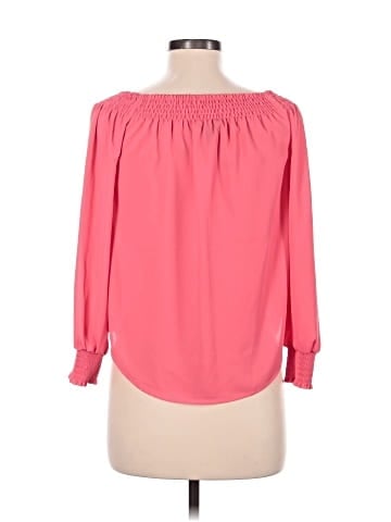 Express Outlet 3/4 Sleeve Blouse (view 2)