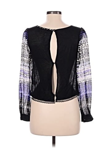 Line & Dot Long Sleeve Blouse (view 2)