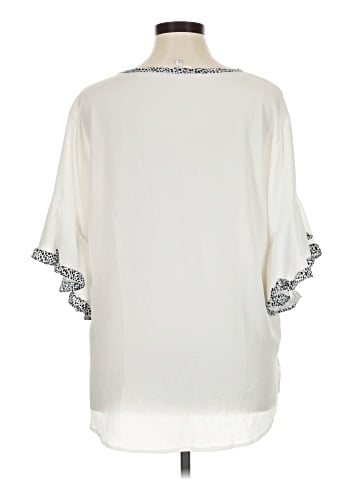 Umgee 3/4 Sleeve Blouse (view 2)