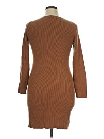 Madewell Tie-Front Ruched Bodycon Mini Dress (view 2)