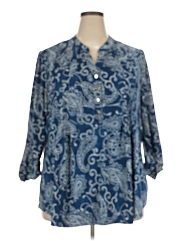 New Directions 3/4 Sleeve Blouse (view 1)