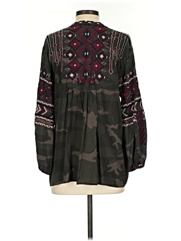 Johnny Was Long Sleeve Silk Top (view 2)