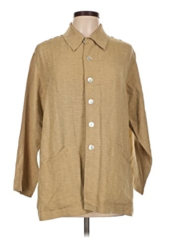 Chico's Design 3/4 Sleeve Silk Top (view 1)