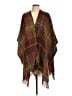 Woolrich 100% Polyester Plaid Brown Burgundy Wrap One size - photo 1