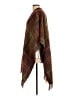 Woolrich 100% Polyester Plaid Brown Burgundy Wrap One size - photo 5