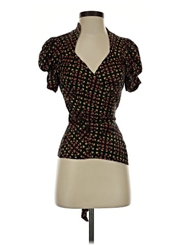 Diane von Furstenberg Short Sleeve Blouse (view 1)