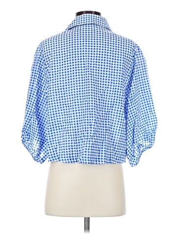 Zara 3/4 Sleeve Button-Down Shirt (view 2)