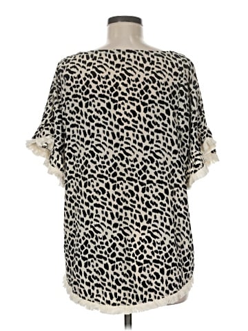 Umgee Short Sleeve Blouse (view 2)