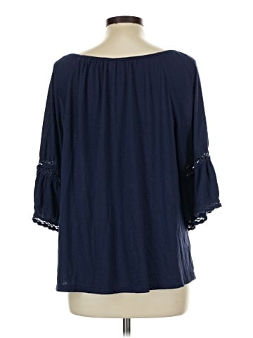 Old Navy 3/4 Sleeve Blouse (view 2)