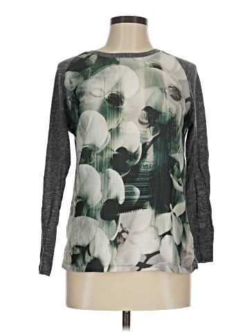 Zara W&B Collection Long Sleeve Blouse (view 1)