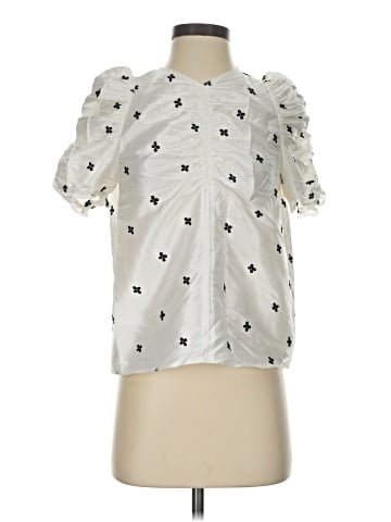Ulla Johnson Short Sleeve Blouse (view 1)