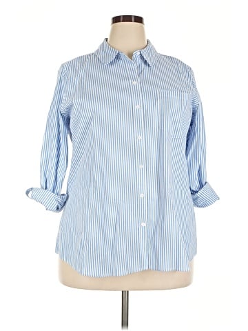 Croft & Barrow 3/4 Sleeve Button-Down Shirt (view 1)