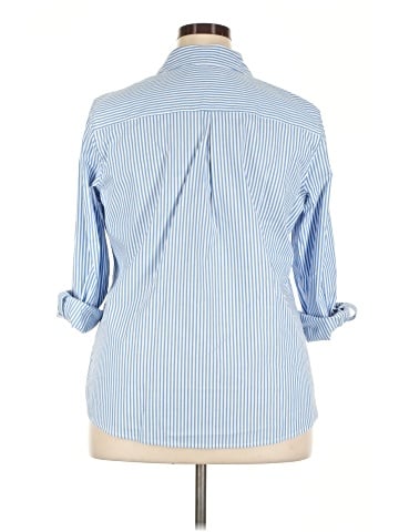 Croft & Barrow 3/4 Sleeve Button-Down Shirt (view 2)