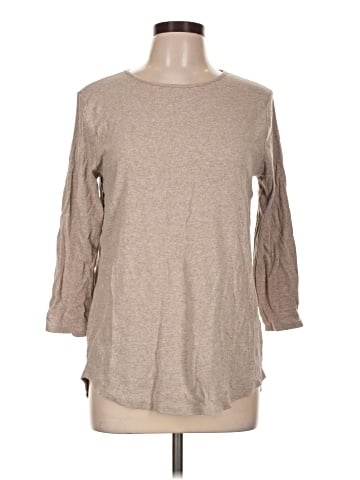 Joan Vass 3/4 Sleeve T-Shirt (view 1)