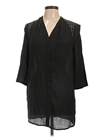 Sandro 3/4 Sleeve Blouse (view 1)