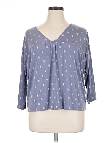 Garnet Hill 3/4 Sleeve Blouse (view 1)