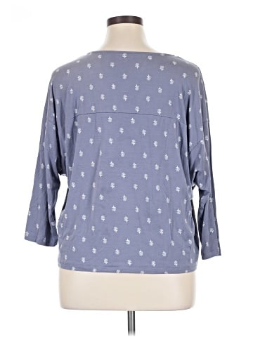 Garnet Hill 3/4 Sleeve Blouse (view 2)