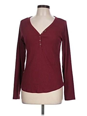 Melrose and Market Long Sleeve Henley (view 1)