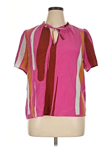 Nine West Short Sleeve Blouse (view 1)