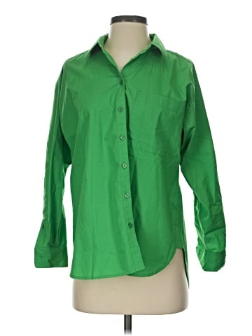 Ann Taylor LOFT 3/4 Sleeve Button-Down Shirt (view 1)