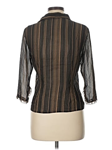 Max Studio 3/4 Sleeve Silk Top (view 2)