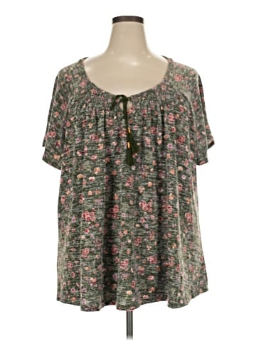Faded Glory Short Sleeve Blouse (view 1)