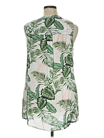 C&C California Sleeveless Button-Down Shirt (view 2)