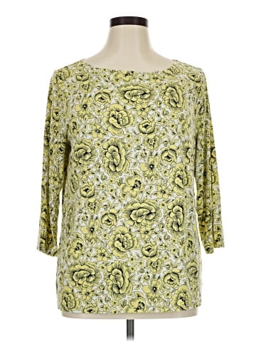 Ann Taylor Factory 3/4 Sleeve T-Shirt (view 1)