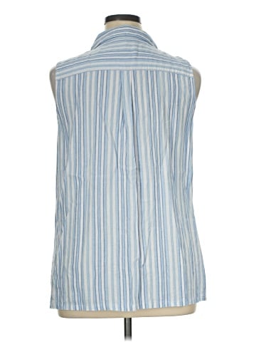 Dana Buchman Sleeveless Button-Down Shirt (view 2)