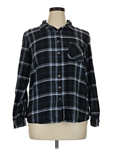 DressBarn Long Sleeve Button-Down Shirt (view 1)
