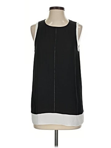 Vince. Sleeveless Silk Top (view 1)