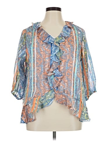 Ruby Rd. 3/4 Sleeve Blouse (view 1)