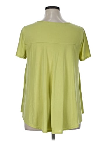 Green Envelope Short Sleeve Top (view 2)