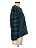 Chaser Stripes Blue Pullover Sweater Size S - photo 4