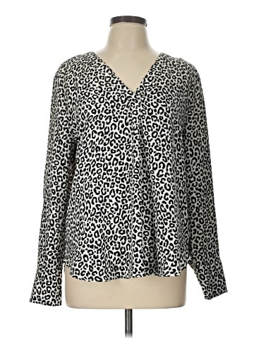 Ann Taylor Long Sleeve Blouse (view 1)