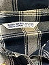 Zara Basic Plaid Black Long Sleeve Button-Down Shirt Size XS - photo 4