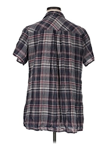a.n.a. A New Approach Short Sleeve Button-Down Shirt (view 2)