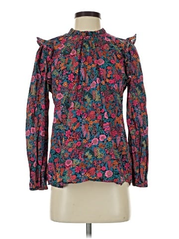 Liberty Art Fabrics for J.Crew Long Sleeve Blouse (view 1)